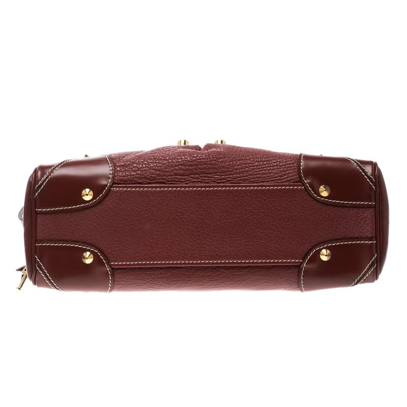 Louis Vuitton Red Leather Shoulder Bag 1
