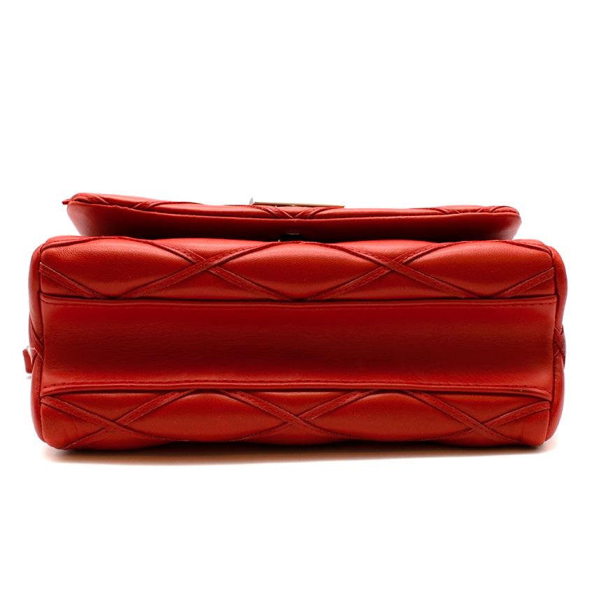 Louis Vuitton Red Leather Twist Quilted Mini Bag  2