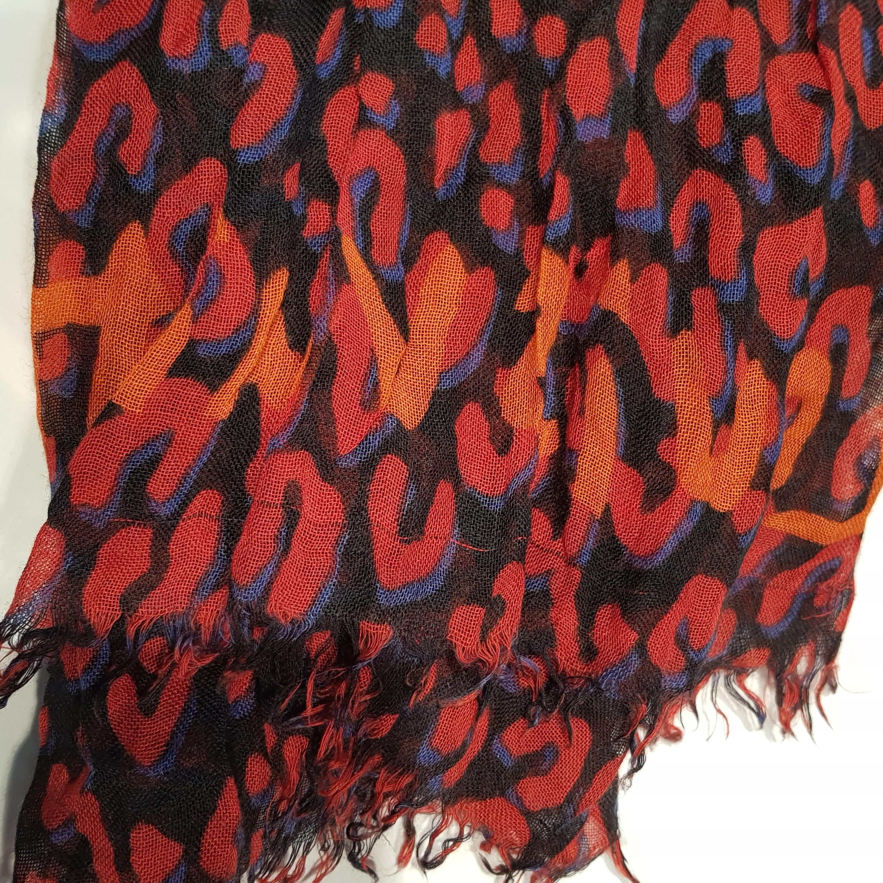 louis vuitton leopard print scarf