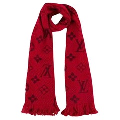 Louis Vuitton Red Logomania Shine Shawl