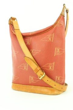 Louis Vuitton Red LV Cup Le Touquet Hobo Bag 772lvs41