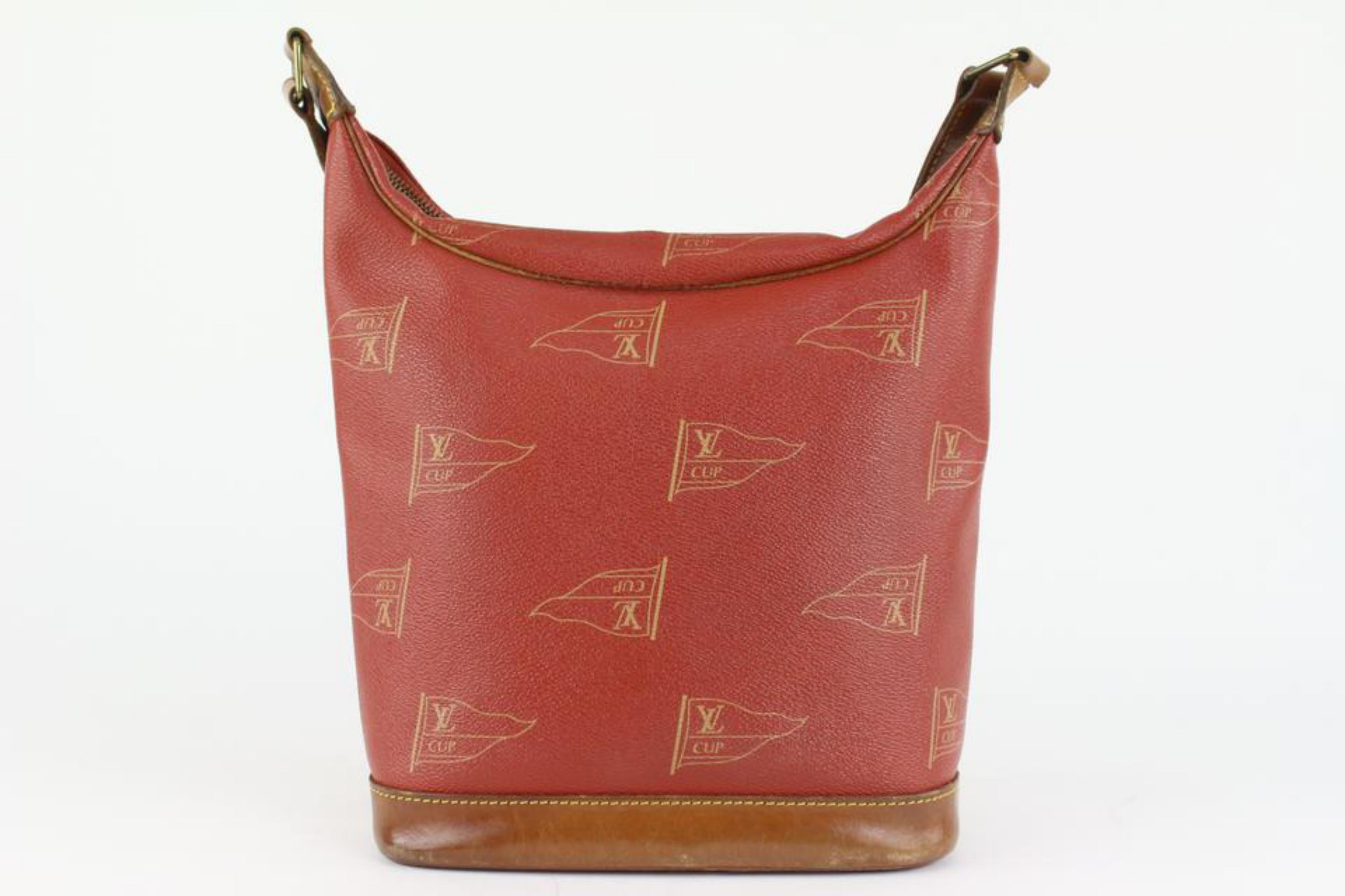 Louis Vuitton Red LV Cup Le Touquet Hobo Shoulder bag 3LV106 2