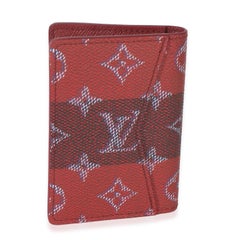 Louis Vuitton Red Monogram Canvas Heritage Pocket Organizer