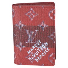 Louis Vuitton Red Monogram Canvas Heritage Pocket Organizer