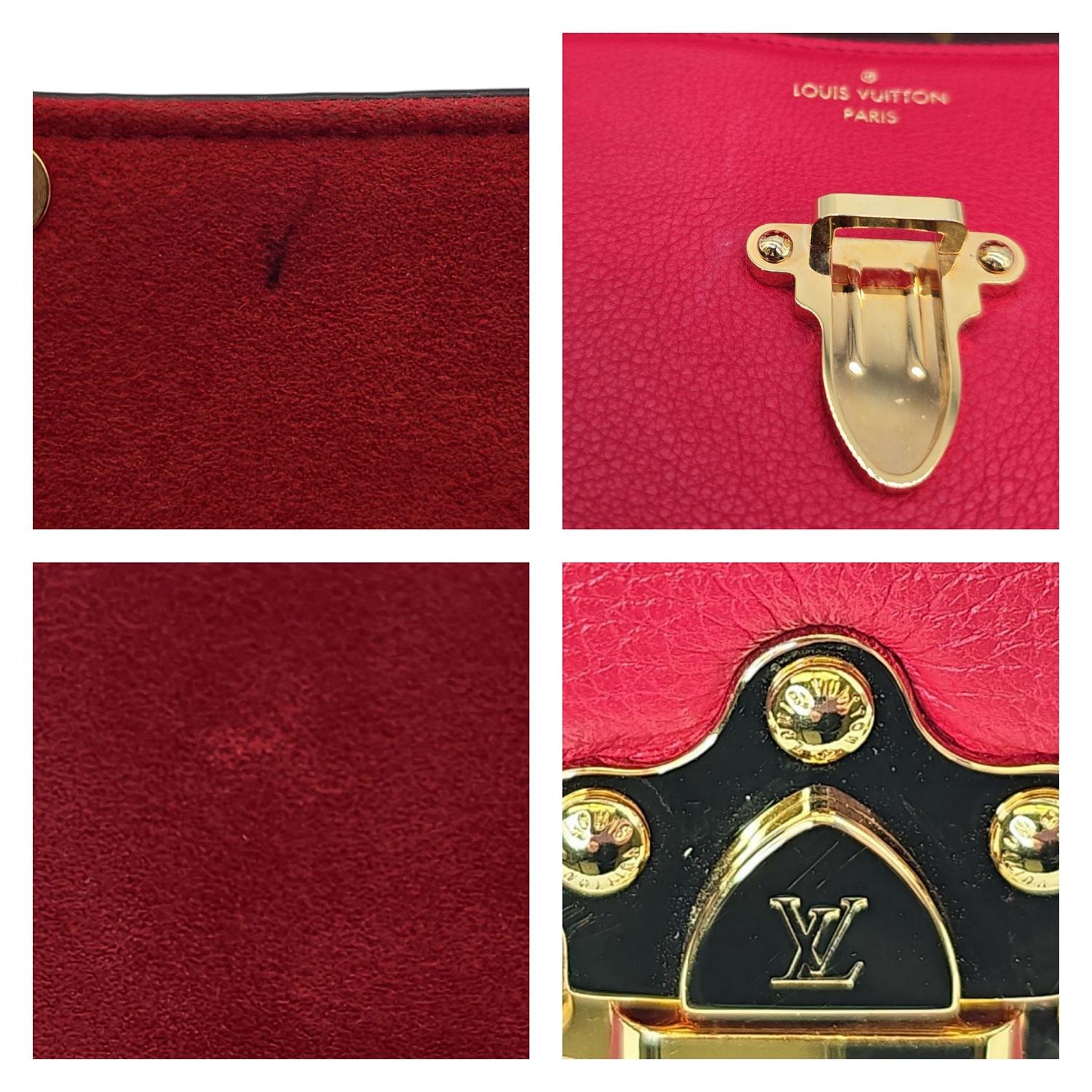 Louis Vuitton Red Monogram Canvas Victoire Chain Bag 5
