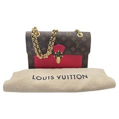 Louis Vuitton Red Monogram Canvas Victoire Chain Bag