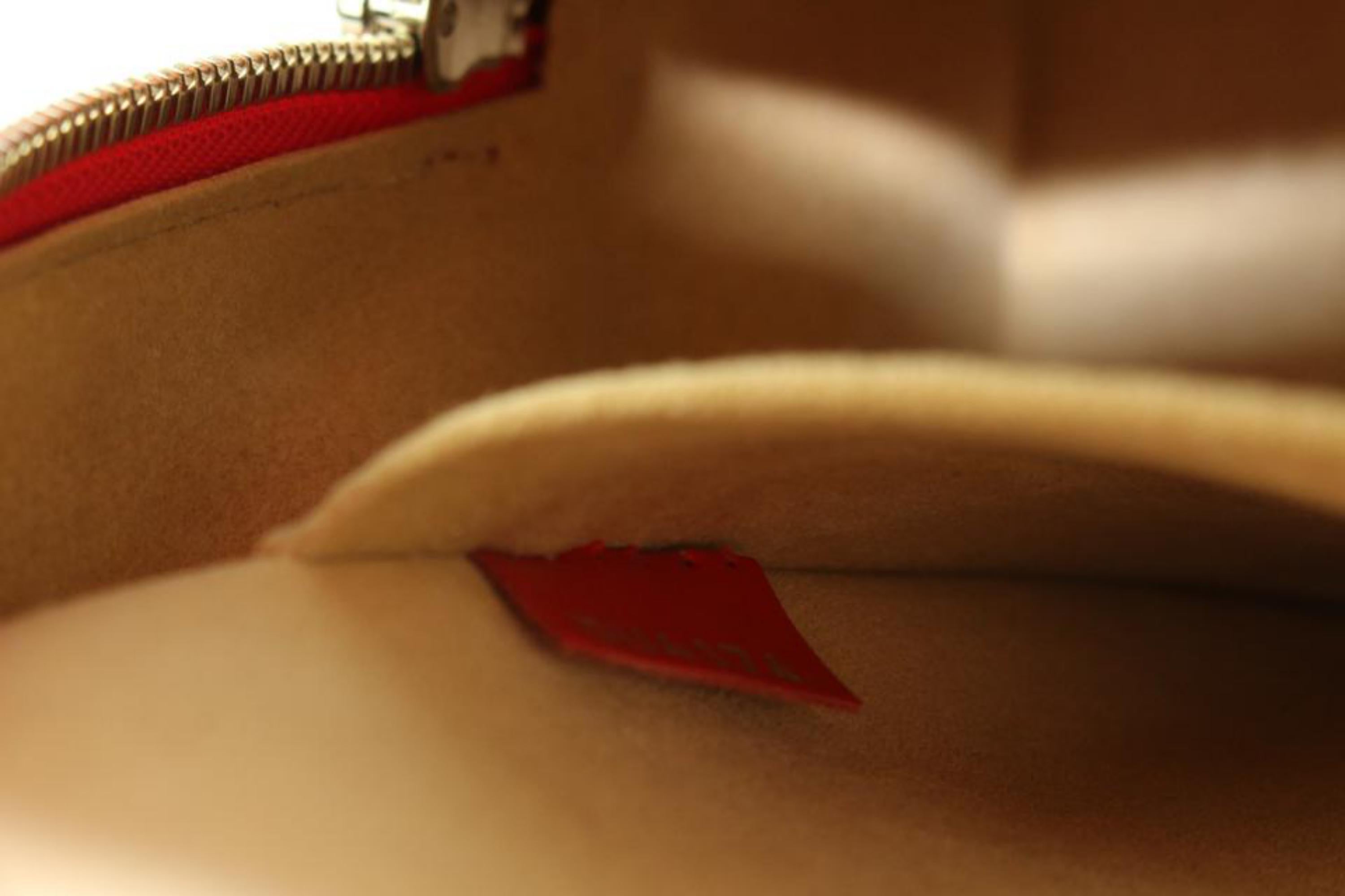Louis Vuitton Red Monogram Dora PM Dome 2way Satchel Bag  10lk516s For Sale 1