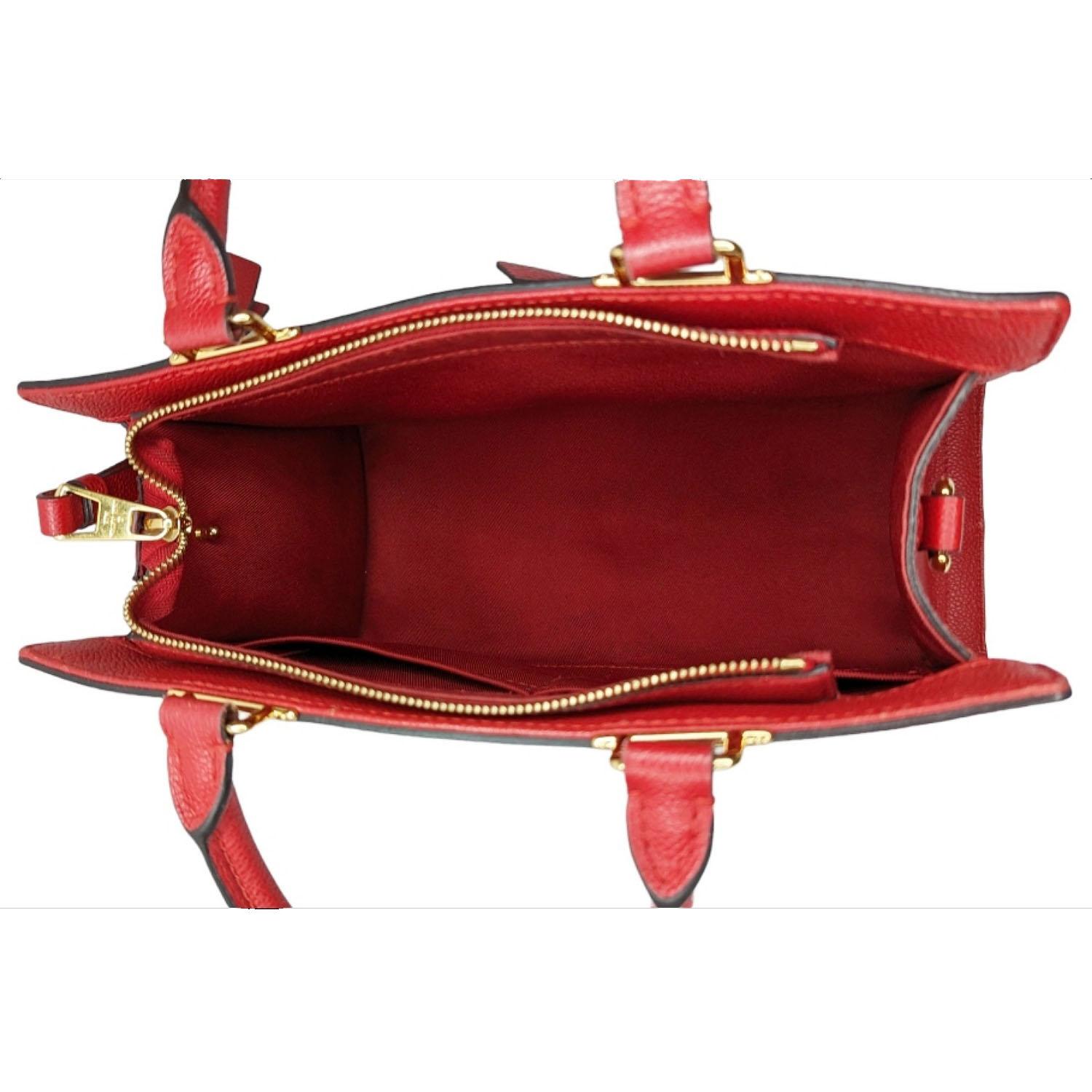Louis Vuitton Red Monogram Empreinte Sully PM 3
