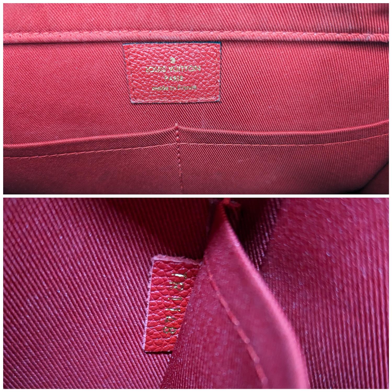 Louis Vuitton Red Monogram Empreinte Sully PM 5