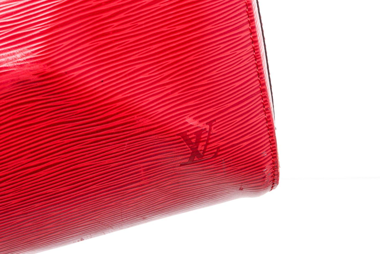 Louis Vuitton Red Monogram Epi leather Keepall 50cm Shoulder Bag 1