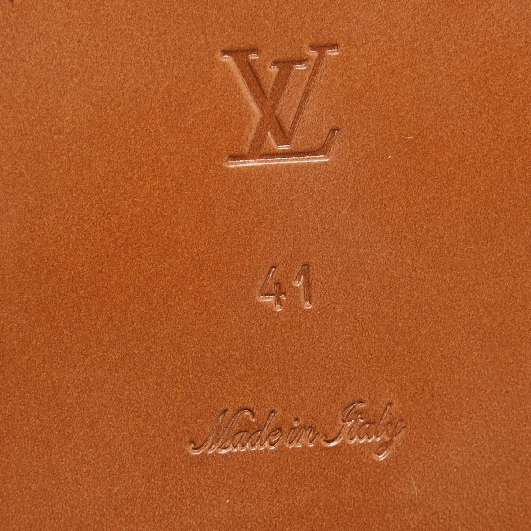 Donna Louis Vuitton - Rosso Monogram Escale Canvas Palma Thong Flats Taglia 41 in vendita