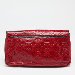 Louis Vuitton Red Monogram Glossy Leather My Deer Enigme Clutch