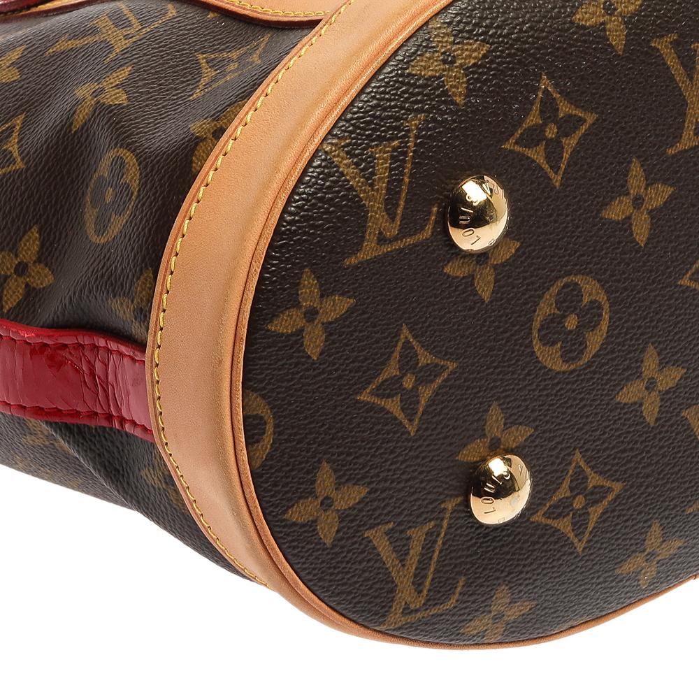 Rubis Neo Bucket Bag von Louis Vuitton aus rotem Leder mit Monogramm in limitierter Auflage 4