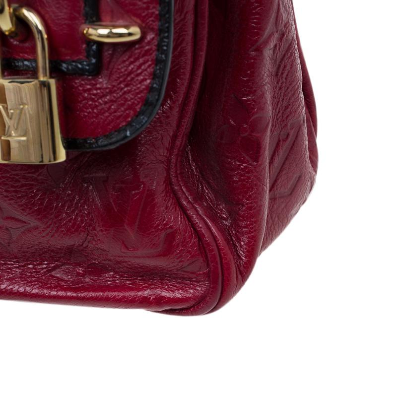 Louis Vuitton Red Monogram Leather My Deer Enigme Clutch 4