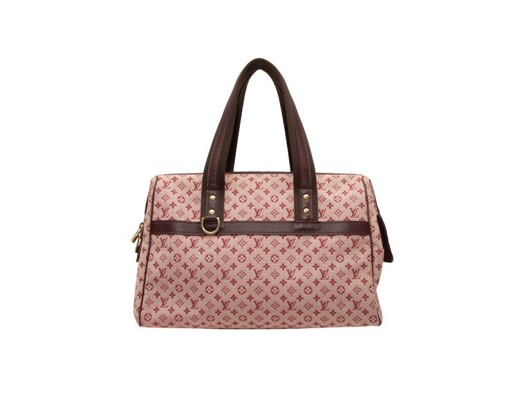 Louis Vuitton Red Monogram Mini Lin Josephine PM Bag In Good Condition In New York, NY