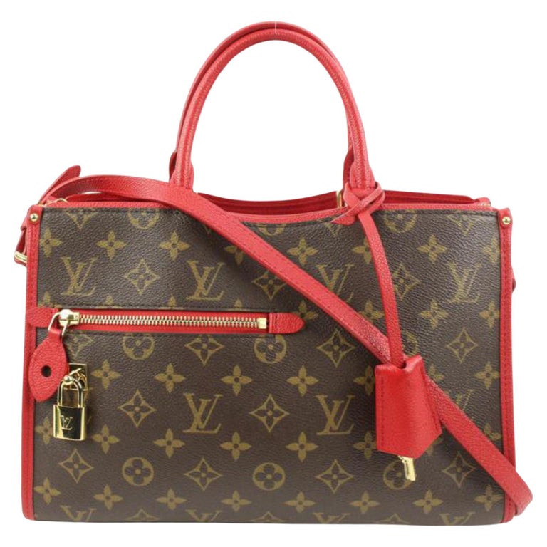 lv red strap bag