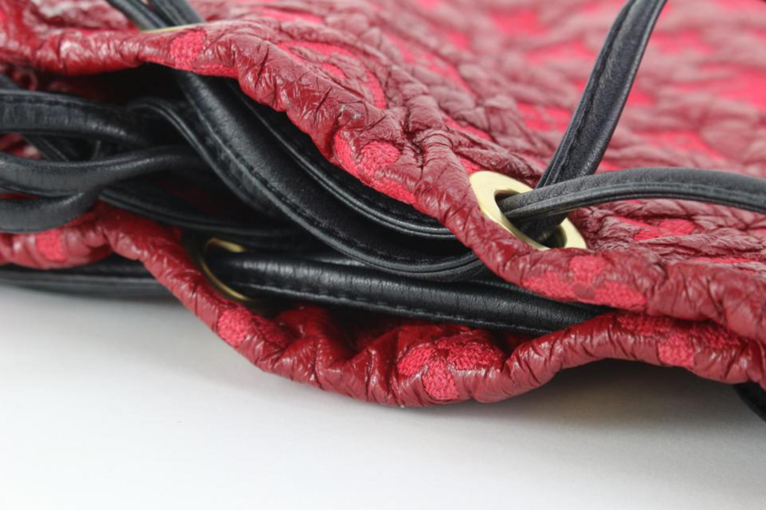 Louis Vuitton Red Monogram Squishy Drawstring Shoulder Bag 5LVJ1026 3
