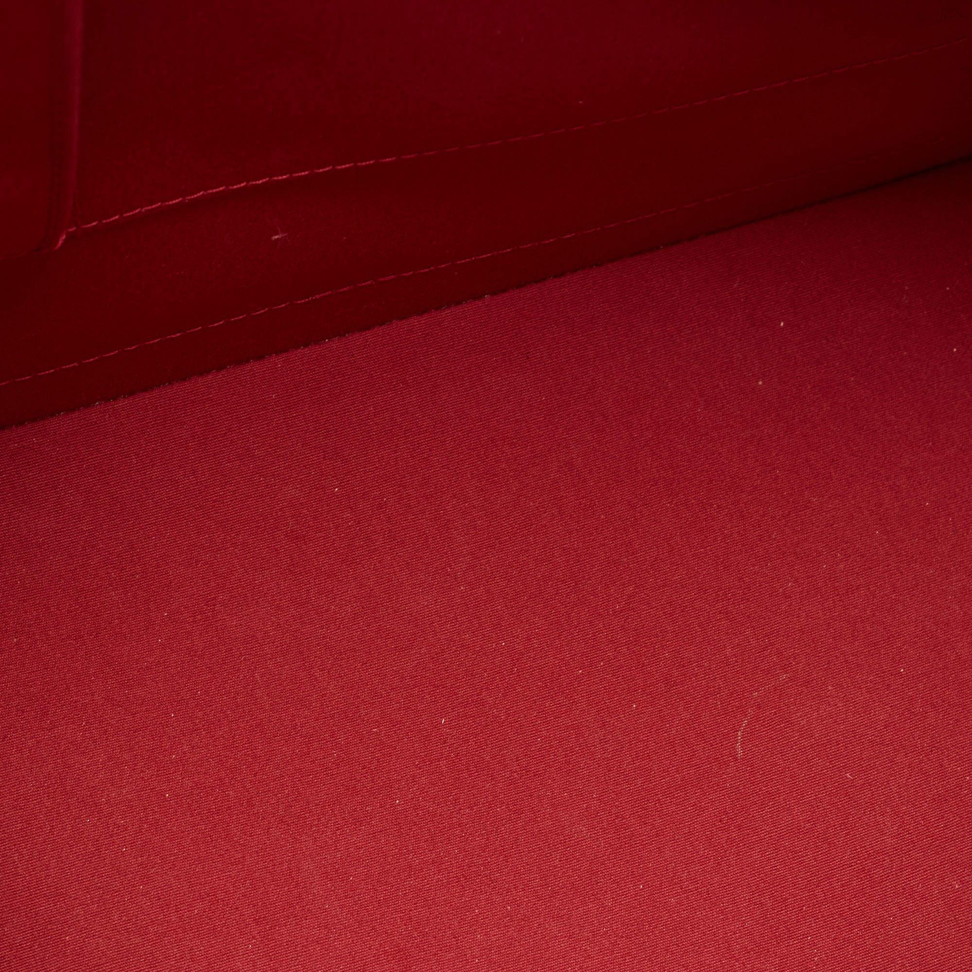 Louis Vuitton Red Monogram Vernis Alma GM For Sale 4