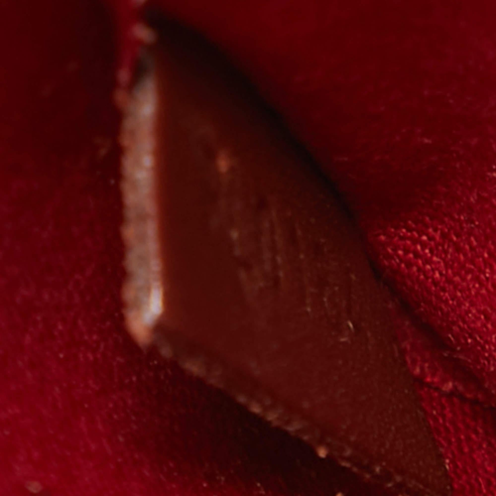 Louis Vuitton sac Alma MM rouge monogrammé en vente 7
