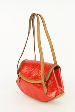 Louis Vuitton Red Monogram Vernis Biscayne Bay PM 915lv79