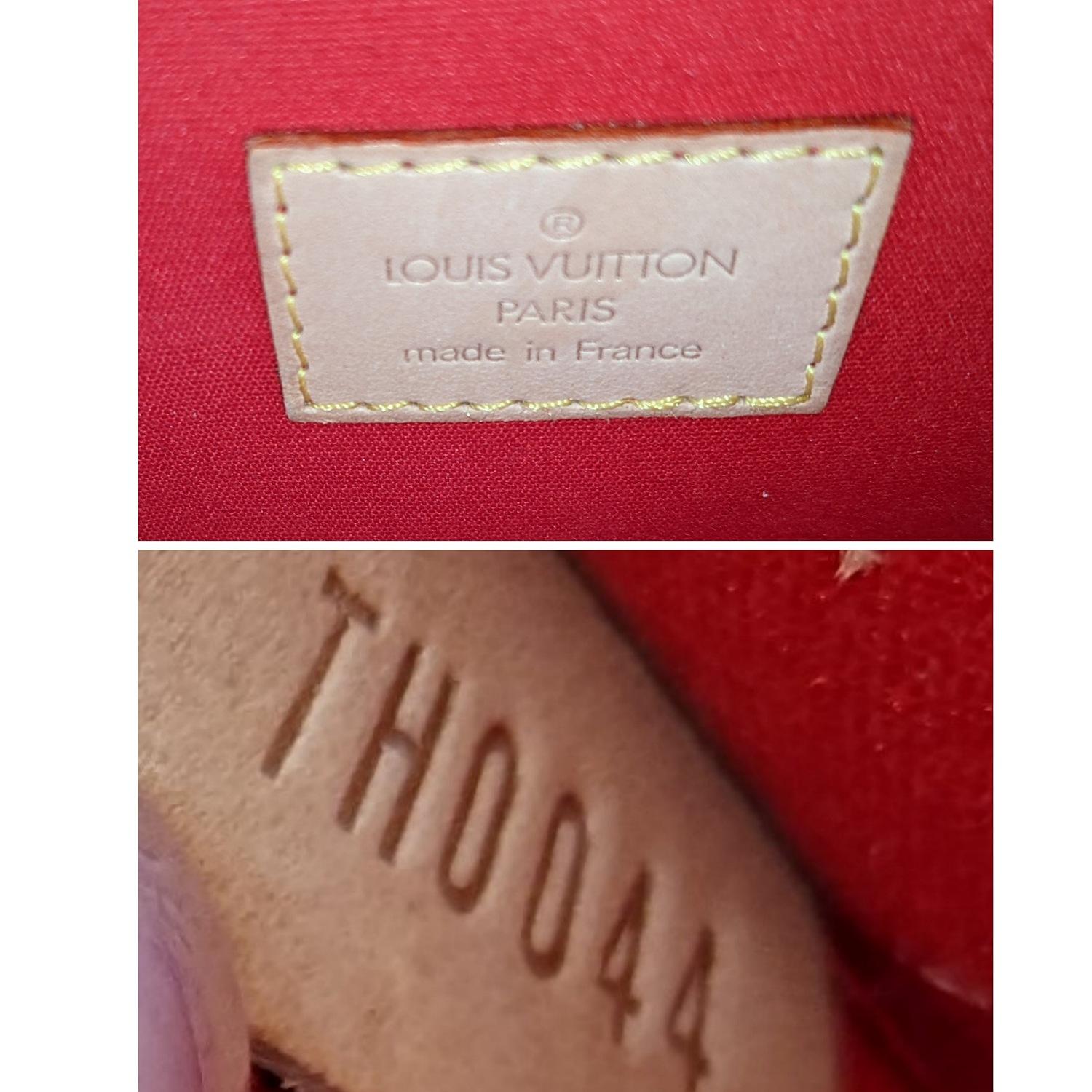 Louis Vuitton Red Monogram Vernis Biscayne Bay PM Bag 2