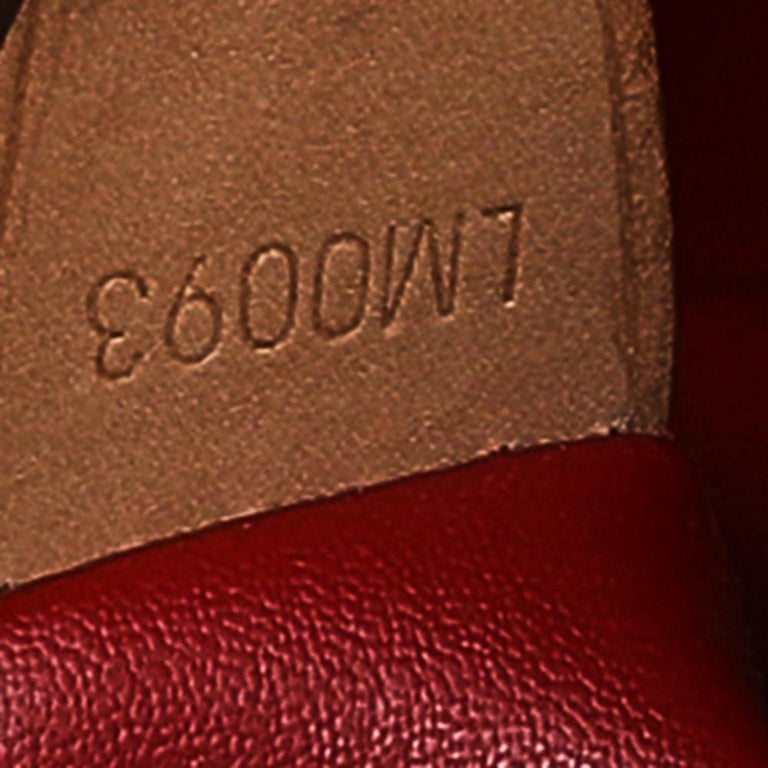 Louis Vuitton Red Monogram Vernis Houston Bag For Sale 9
