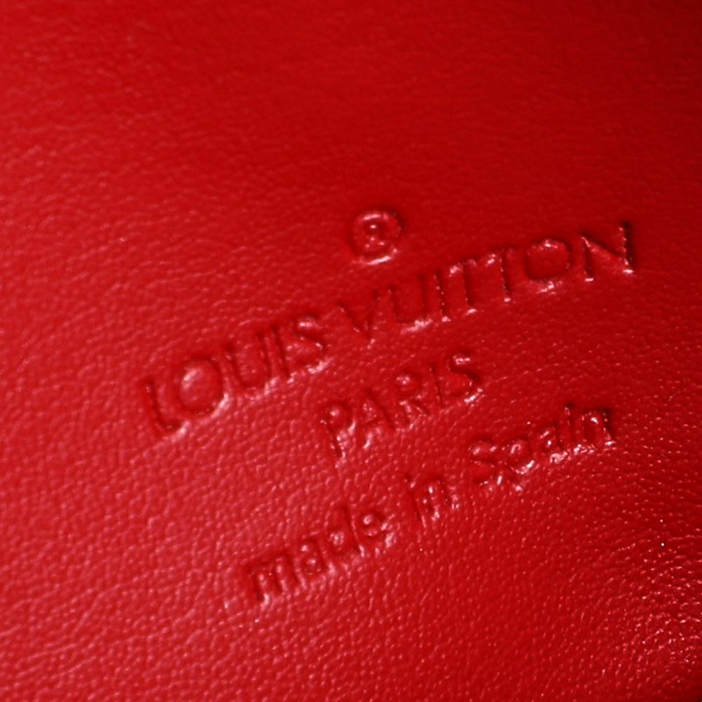 Louis Vuitton Red Monogram Vernis Houston Bag 1