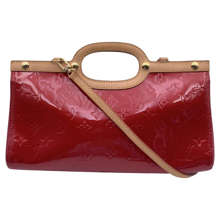 Louis Vuitton Red Monogram Vernis Leather Roxbury Drive Handbag For ...