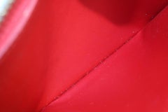 Louis Vuitton Rote Monogramm Vernis Geldbörse mit langem Reißverschluss 79lz615s