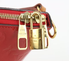 Louis Vuitton Red Monogram Vernis Montebello PM 2way Tote Bag 253lv16