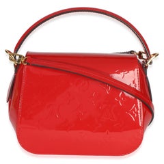 Louis Vuitton Red Monogram Vernis Pasadena Shoulder Bag