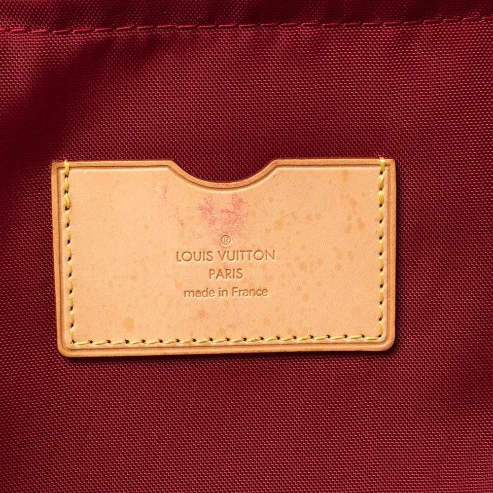 Women's Louis Vuitton Red Monogram Vernis Pegase 45 Luggage