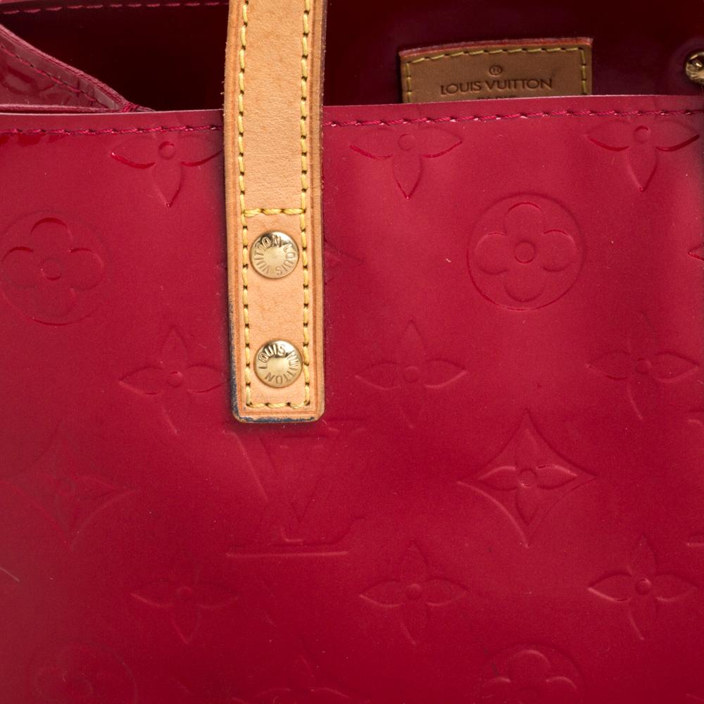 Louis Vuitton Red Monogram Vernis Reade PM Bag 1