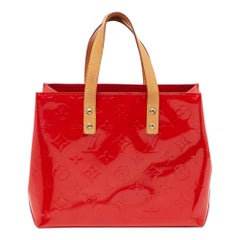 Louis Vuitton Red Monogram Vernis Reade PM Bag