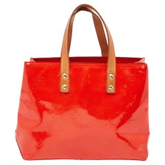 Louis Vuitton Red Monogram Vernis Reade PM Bag
