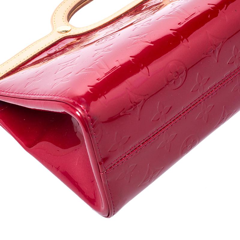 Louis Vuitton Red Monogram Vernis Roxbury Drive Bag 1