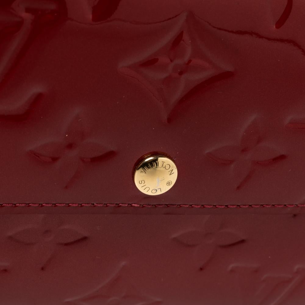 Louis Vuitton Red Monogram Vernis Sarah Wallet 2