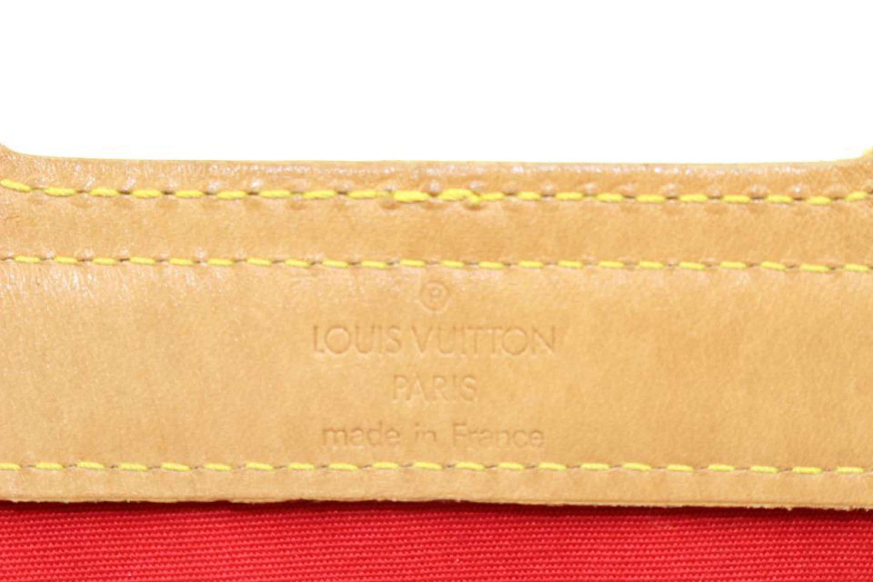 Donna Louis Vuitton Borsa Tote Rosso Monogram Vernis Stanton Upcycle Ready 329slk3 in vendita