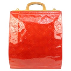 Louis Vuitton Rote Monogramm Vernis Stanton Tote Bag Upcycle Ready 329slk3