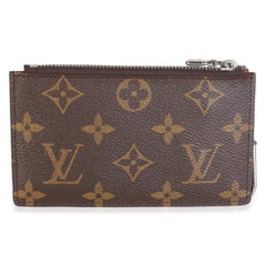 Louis Vuitton Red Multicolor Monogram Canvas Tribal Mask Key Pouch