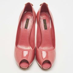 Louis Vuitton Red Patent Leather Oh Really! Pumps Size 36.5
