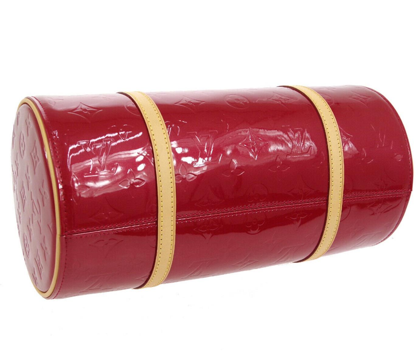 louis vuitton red patent leather bag
