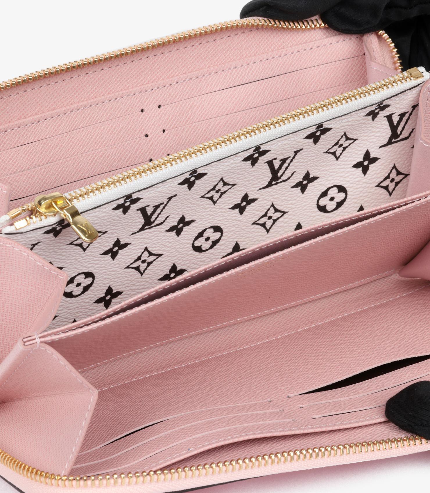 Louis Vuitton Red & Pink Monogram Giant Coated Canvas Zippy Wallet 1
