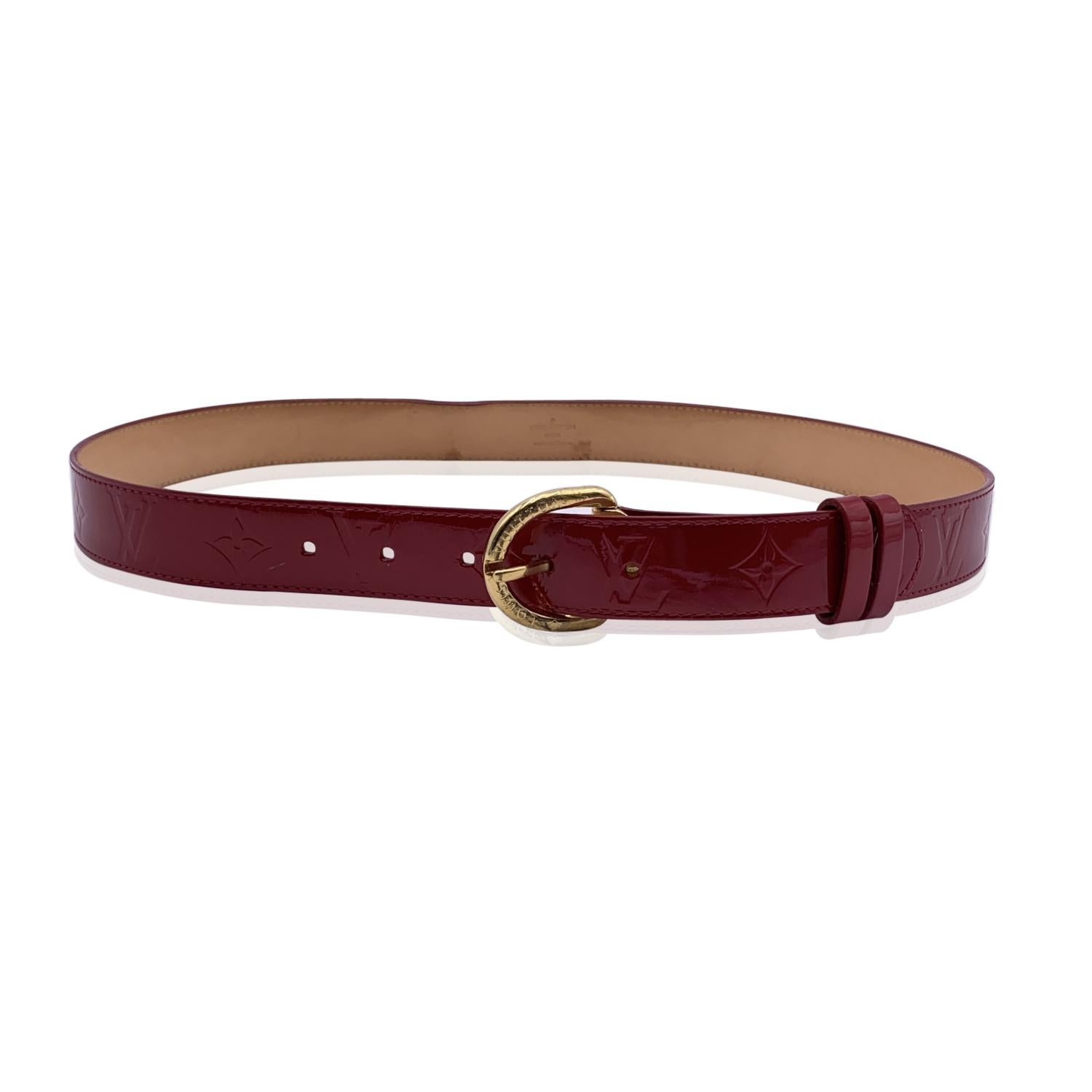 red louis vuitton belt