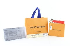 Louis Vuitton Red Porte Ss19 Virgil Abloh Taurillon Cles Dragonne 17le0110