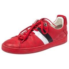 Louis Vuitton Patent Monogram Frontrow Sneakers - Size 6 / 36 (SHF-180 –  LuxeDH