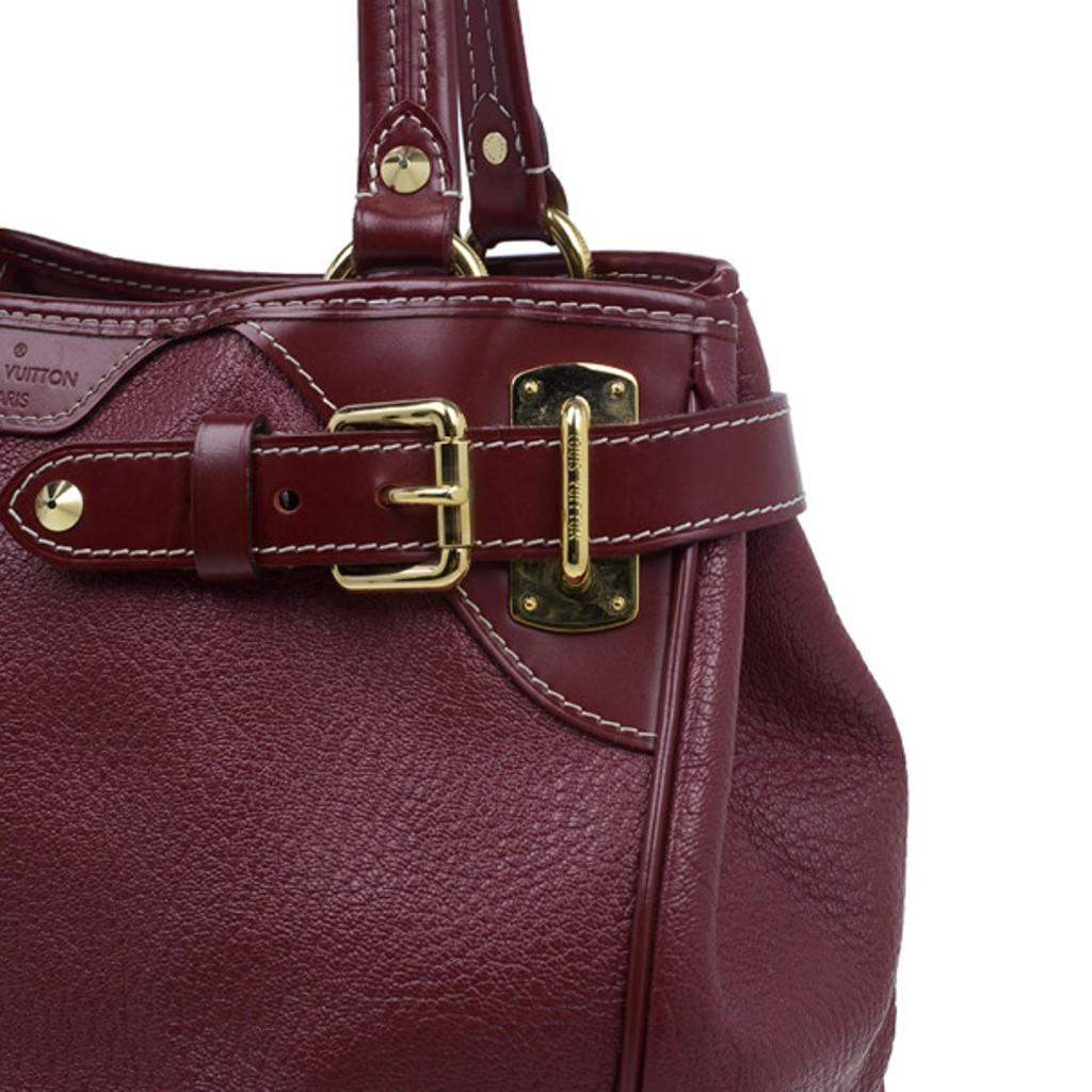 Louis Vuitton Red Suhali Leather Le Majestueux Tote 7