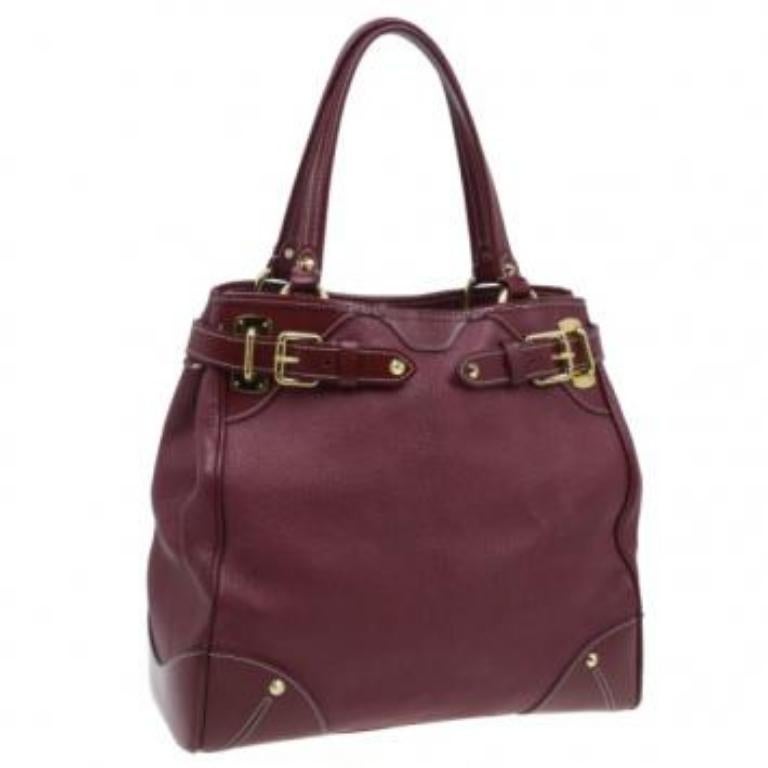 Nero Louis Vuitton Tote Le Majestueux in pelle rossa Suhali in vendita
