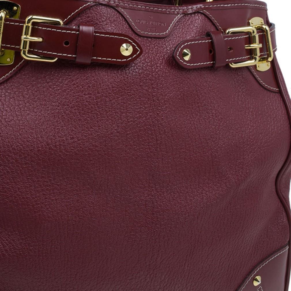 Louis Vuitton Red Suhali Leather Le Majestueux Tote 1
