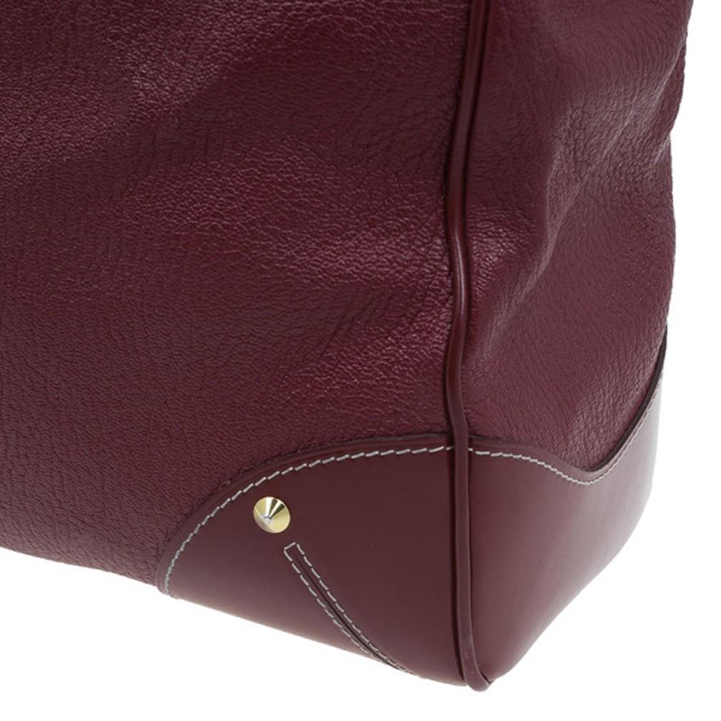 Louis Vuitton Red Suhali Leather Le Majestueux Tote 2